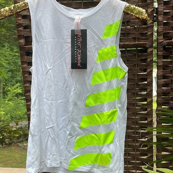 Betsy Johnson Sheer Sleeveless Tank - Picture 8 of 8